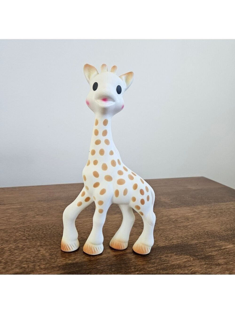 5/$25 Sophie La Girafe Natural Rubber Baby Teether Squeaky Toy